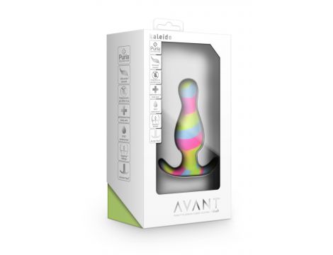 Korek analny silikonowy Blush Avant Kaleido limonkowy - 14