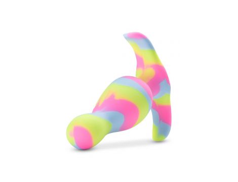 Korek analny silikonowy Blush Avant Kaleido limonkowy - 6