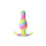 Korek analny silikonowy Blush Avant Kaleido limonkowy - 2