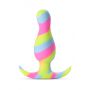 Korek analny silikonowy Blush Avant Kaleido limonkowy - 5