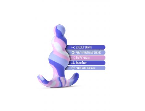 Korek analny silikonowy Blush Avant Twilight Blue - 9