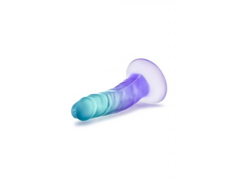 Dildo PVC B Yours Morning Dew szafirowy 13 cm - 3