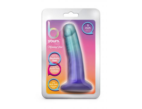 Dildo PVC B Yours Morning Dew szafirowy 13 cm - 9