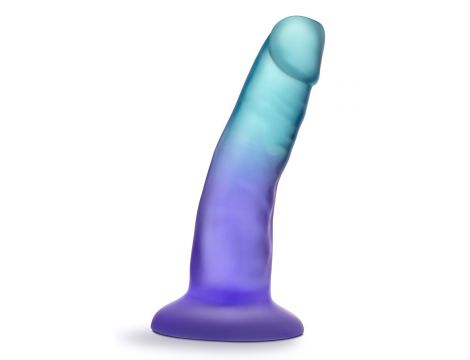 Dildo PVC B Yours Morning Dew szafirowy 13 cm - 4