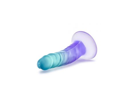 Dildo PVC B Yours Morning Dew szafirowy 13 cm - 6