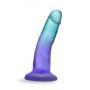 Dildo PVC B Yours Morning Dew szafirowy 13 cm - 2