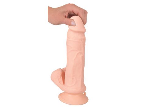 Wibrator wyginany Nature Skin z pilotem RC USB 20 cm - 20
