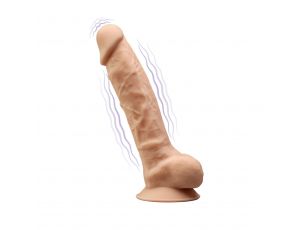 Wibrator realistyczny Silexd z pilotem 10 funkcji 17 cm
