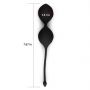Kulki Kegla silikonowe Lovetoy czarne wodoodporne 20 cm - 6