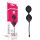 Kulki Kegla silikonowe Lovetoy czarne wodoodporne 20 cm