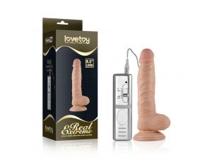 Wibrator realistyczny wibrujący Lovetoy 22 cm cielisty