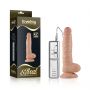 Wibrator realistyczny wibrujący Lovetoy 22 cm cielisty - 2