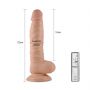 Wibrator realistyczny wibrujący Lovetoy 22 cm cielisty - 7
