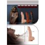 Wibrator realistyczny Lovetoy cielisty 23 cm wodoodporny - 8
