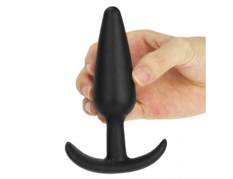 Korek analny silikonowy Lure Me Classic Lovetoy czarny 13 cm - 2