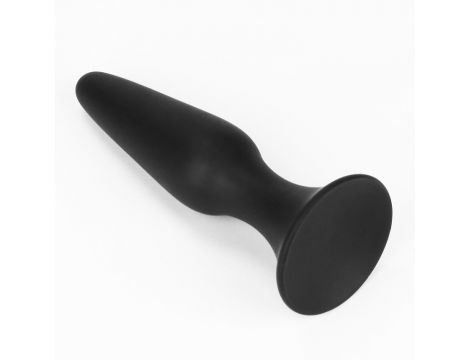Korek analny silikonowy Lure Me Lovetoy czarny 11,5 cm - 4