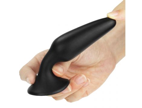 Korek analny silikonowy Lure Me Lovetoy czarny 11,5 cm - 6