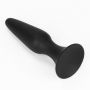 Korek analny silikonowy Lure Me Lovetoy czarny 11,5 cm - 5