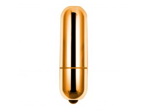 Mini wibrator bullet Lovetoy 10 prędkości złoty 5,9cm