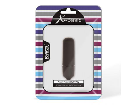 Mini wibrator XBasic Bullet Lovetoy 10 prędkości fioletowy 6cm - 2