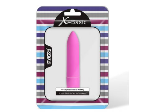Mini wibrator Lovetoy X Basic Bullet Long czarny 9 cm - 3