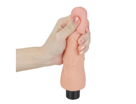 Wibrator realistyczny miękki Real Softee Lovetoy 18 cm - 4