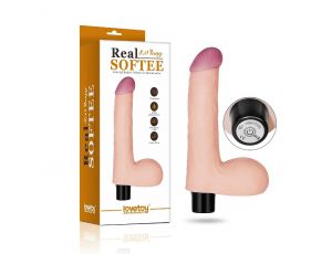 Wibrator realistyczny Real Softee Lovetoy 17 cm