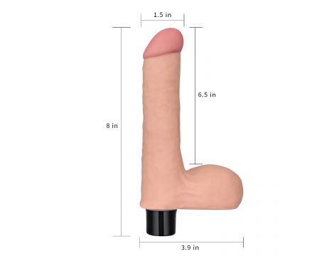 Wibrator realistyczny Real Softee Lovetoy 17 cm - 8