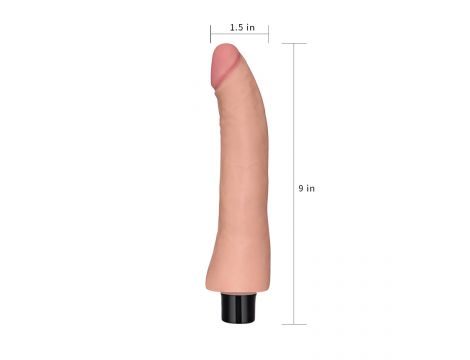 Realistyczny wibrator Lovetoy Real Softee 23 cm miękki - 5
