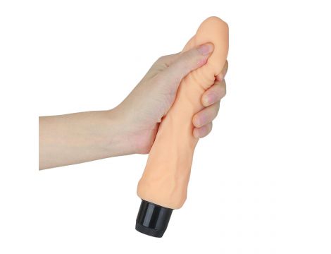 Wibrator realistyczny cyberskóra Lovetoy 20 cm wodoodporny - 2