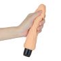 Wibrator realistyczny cyberskóra Lovetoy 20 cm wodoodporny - 3