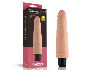 Wibrator realistyczny cyberskóra Lovetoy 20 cm wodoodporny