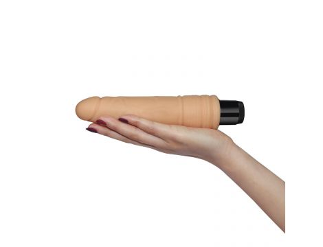 Wibrator realistyczny cyberskóra Lovetoy 20 cm wodoodporny - 4