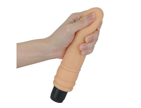Wibrator realistyczny cyberskóra Lovetoy 20 cm wodoodporny - 2