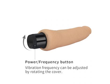 Wibrator realistyczny Cyberskin Lovetoy 20 cm wodoodporny - 5