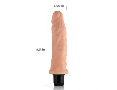 Wibrator realistyczny z cyberskóry Lovetoy 19 cm - 3