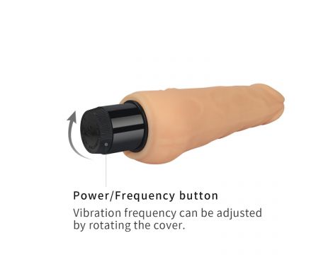 Wibrator realistyczny Cyberskin Lovetoy 19 cm wodoodporny - 5