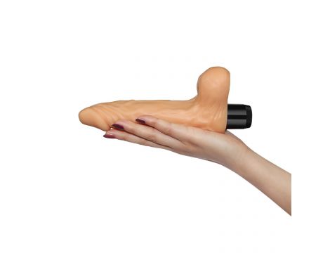 Wibrator realistyczny Lovetoy cyberskin 20,5 cm na baterie AAA - 4