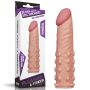 Przedłużka na penisa Lovetoy realistyczna cielista 18 cm - 2