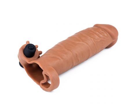 Przedłużka wibrująca Lovetoy brązowa 17,5 cm - 4