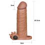 Przedłużka wibrująca Lovetoy brązowa 17,5 cm - 3