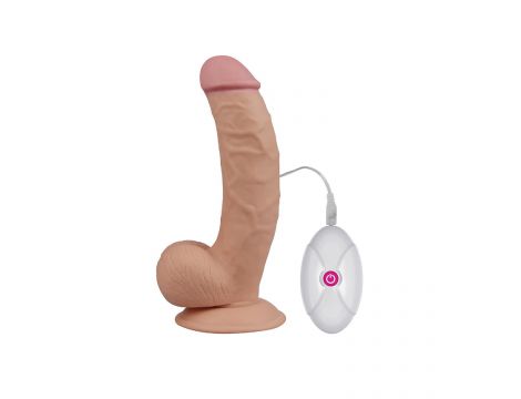 Wibrator realistyczny Ultra Soft Dude Lovetoy 20 cm - 3
