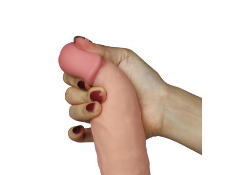 Wibrator realistyczny Ultra Soft Dude Lovetoy 20 cm - 6