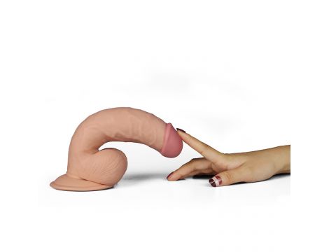 Wibrator realistyczny Ultra Soft Dude Lovetoy 20 cm - 8