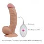 Wibrator realistyczny Ultra Soft Dude Lovetoy 20 cm - 10