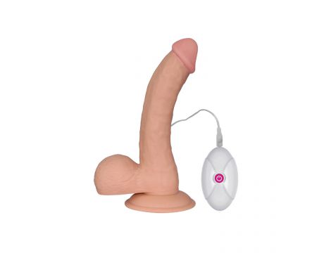 Wibrator realistyczny Ultra Soft Dude Lovetoy 20 cm - 2