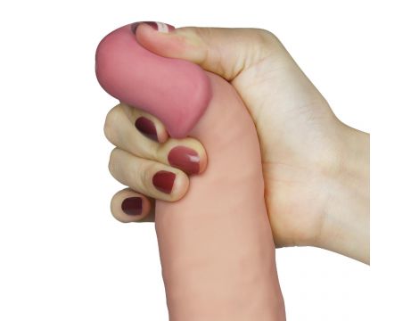 Wibrator realistyczny Ultra Soft Dude Lovetoy 20 cm - 8