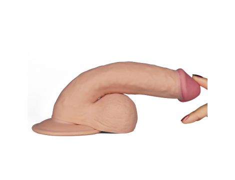 Wibrator realistyczny Ultra Soft Dude Lovetoy 20 cm - 9
