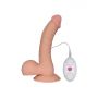 Wibrator realistyczny Ultra Soft Dude Lovetoy 20 cm - 3