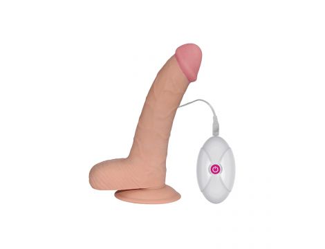 Wibrator realistyczny ultra miękki Lovetoy 20 cm - 2
